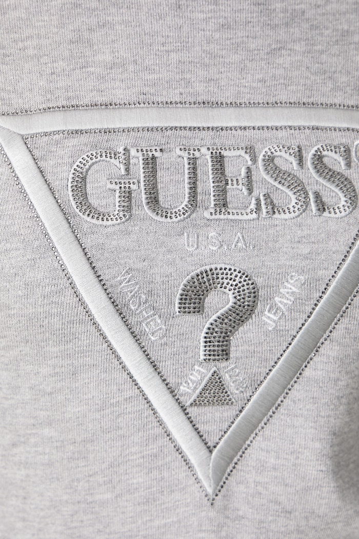 Sweter damski z wiskozą HALLIE Guess szary W6BR54.Z1455