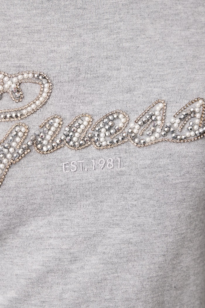 Sweter damski z wiskozą GEORGIA Guess szary W6BR53.Z1454
