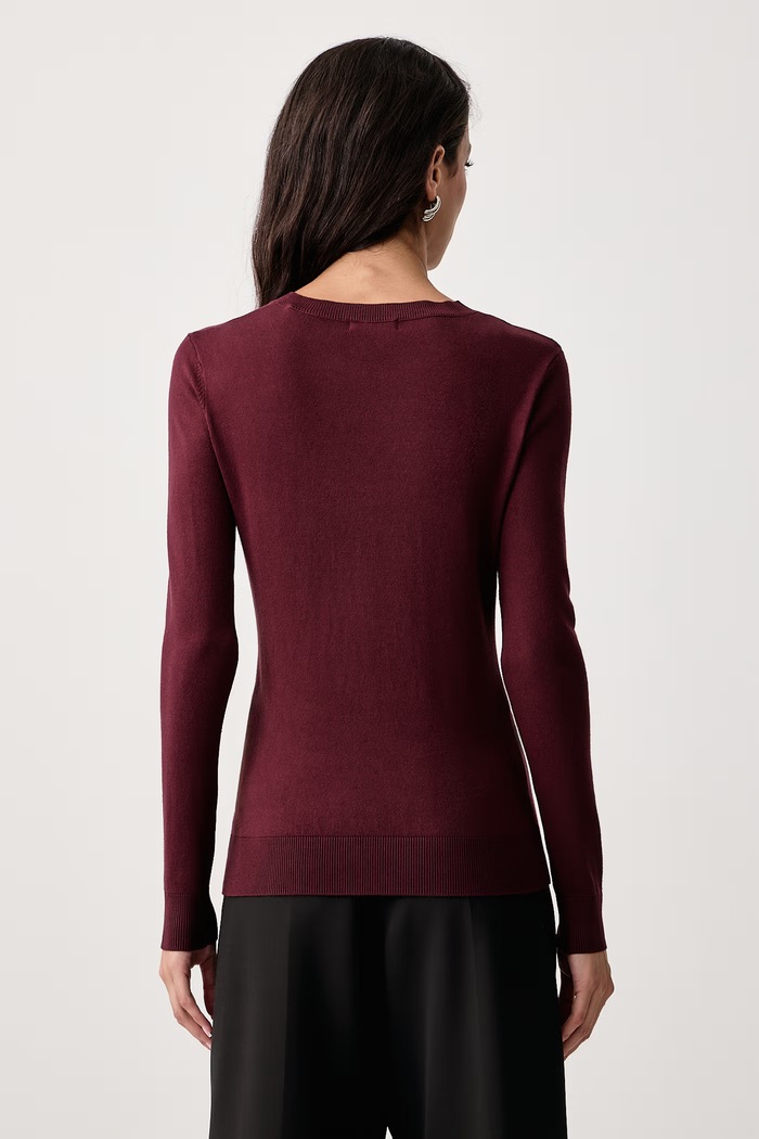 Odzież Guess Sweter damski z wiskozą GEORGIA W6BR53.Z1454 bordowy