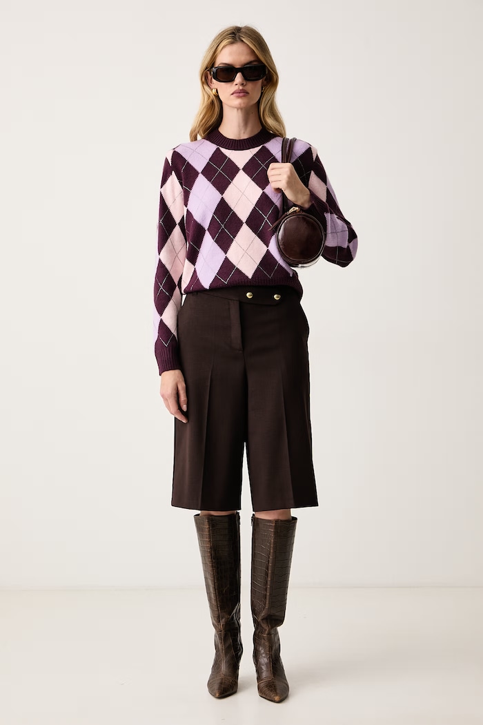 Guess Πουλόβερ γυναικείο GRACIE W6BR48.Z1447 μπορντό AW26