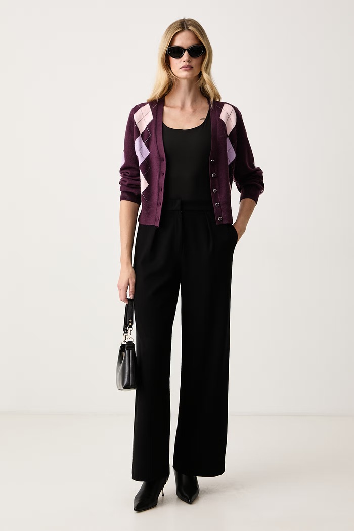 Guess Kardigan damski GRACIE W6BR47.Z1446 fioletowy AW26