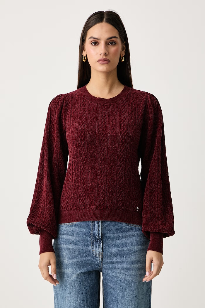 Guess Sweter damski JOANNA bordowy W6BR44.Z1441