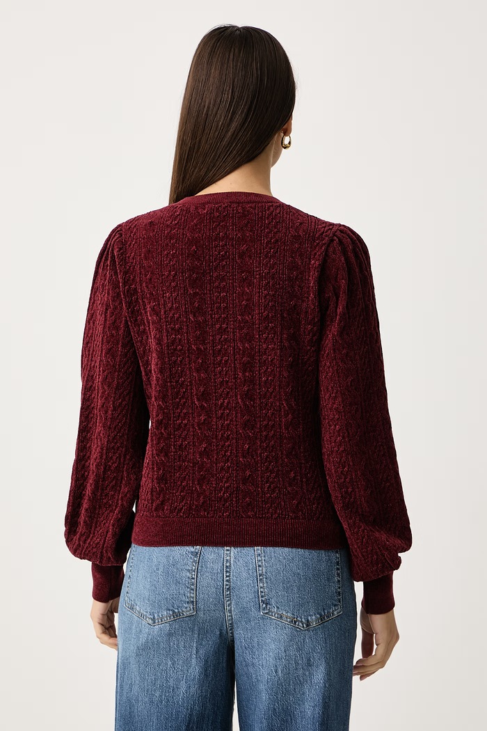 Odzież Guess Sweter damski JOANNA W6BR44.Z1441 bordowy
