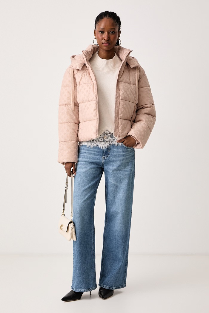 Guess Sweter damski z wełną HAYDEN W6BR38.Z1433 beżowy AW26