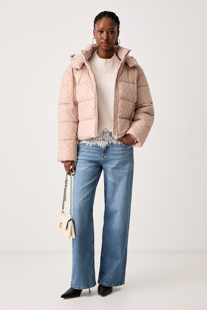 Guess Sweter damski z wełną HAYDEN W6BR38.Z1433 beżowy AW26