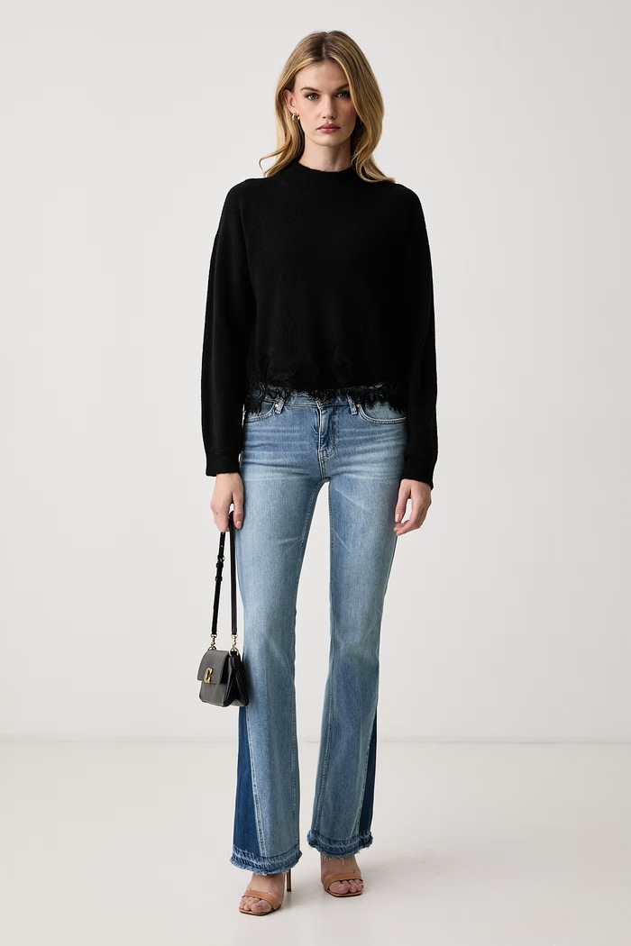 Guess Sweter damski z wełną HAYDEN W6BR38.Z1433 czarny AW26