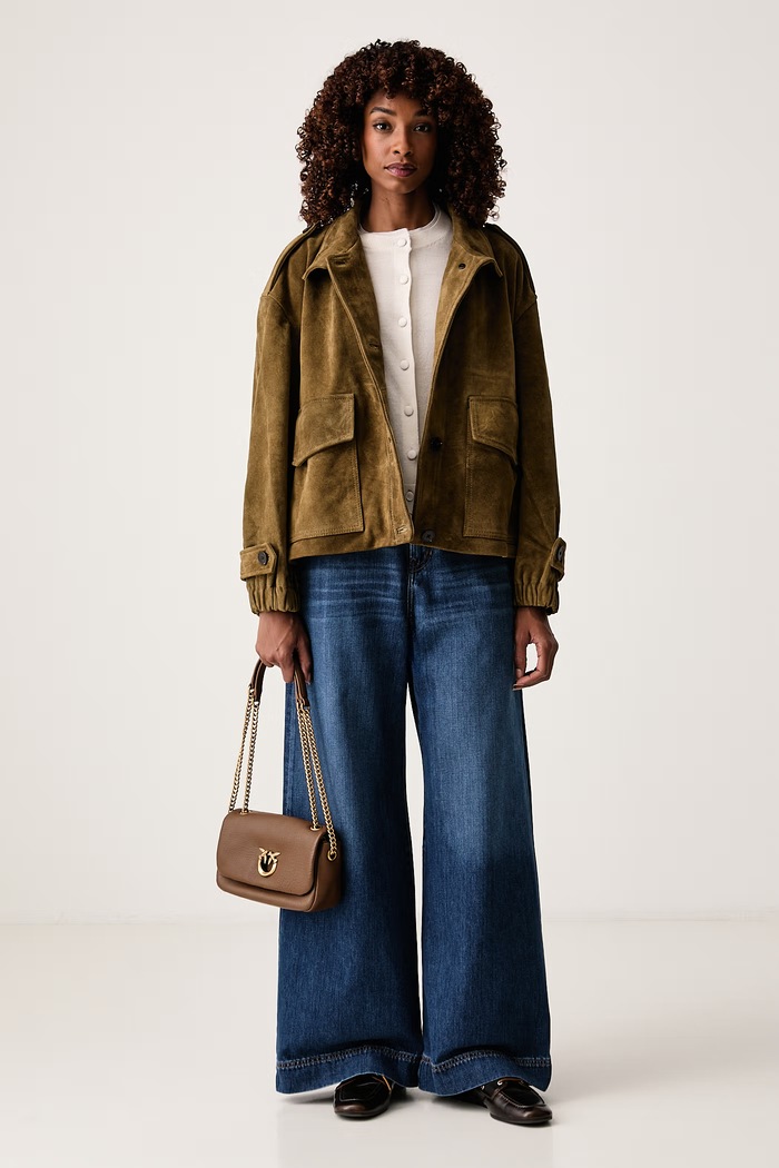 Guess Kardigan za žene od merino vune PRISCILLA W6BR32.Z1425 bež AW26