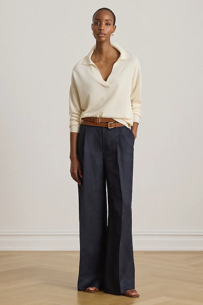 Odzież Lauren Ralph Lauren sweter damski z bawełną 200P14056 beżowy
