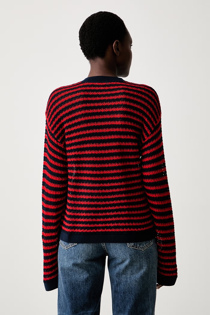 Odzież Tommy Hilfiger sweter damski z bawełną WW0WW50992 czerwony