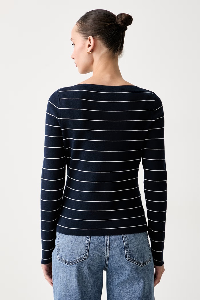 Ρούχα Tommy Hilfiger πουλόβερ γυναικείο με βαμβάκι WW0WW50107 σκούρο μπλε