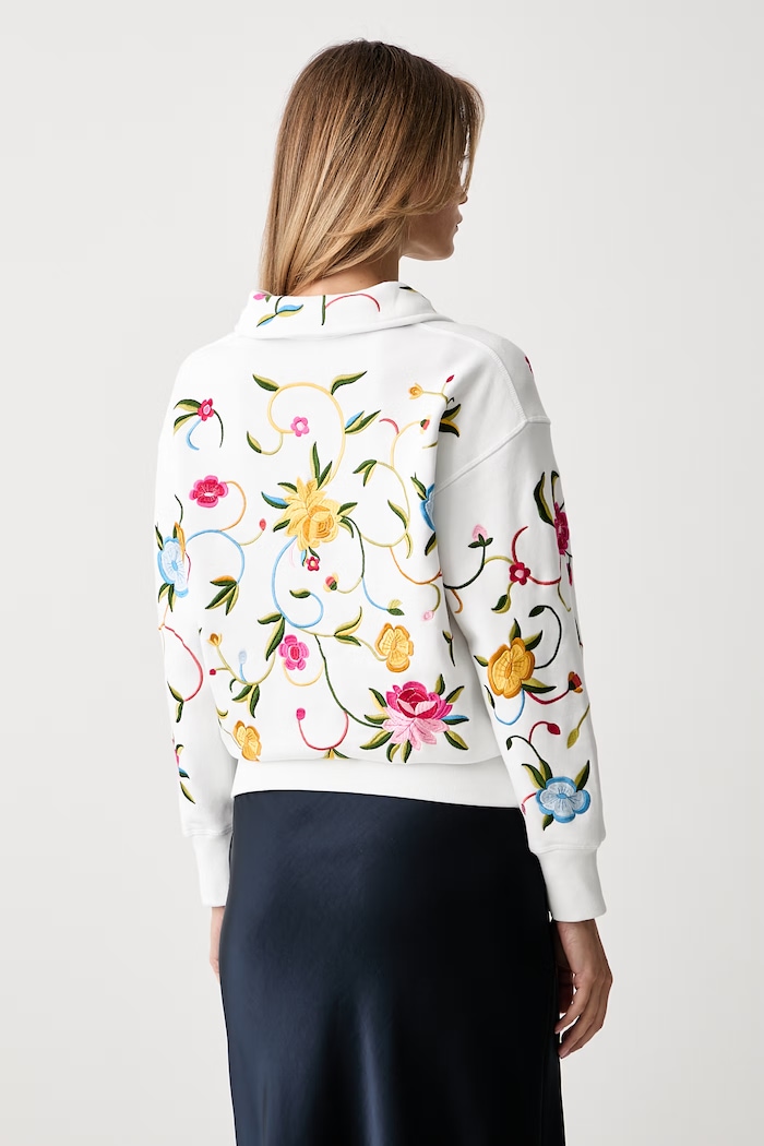 Odzież Kenzo bluza damska bawełniana FG62SW5504MJ biały