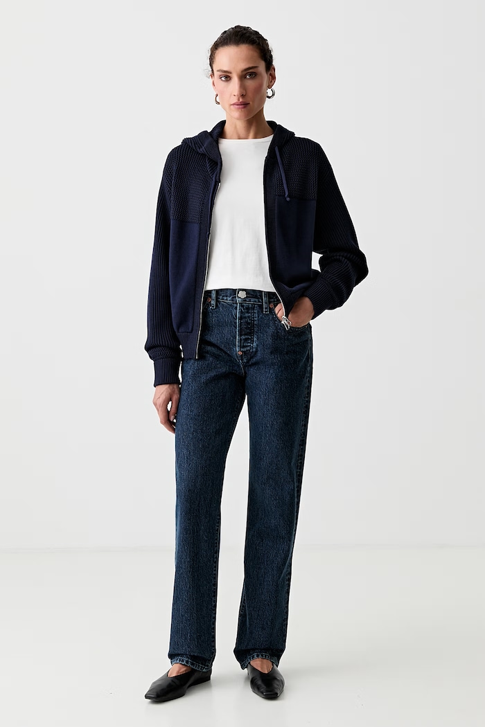 Kenzo kardigan dámský s příměsí vlny FG62CA7613LQ námořnická modř AW26