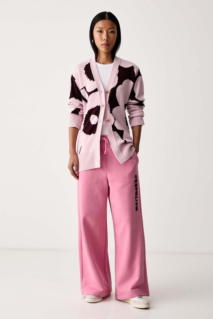 Marimekko Kardigan za žene od vune 095728 roza AW26