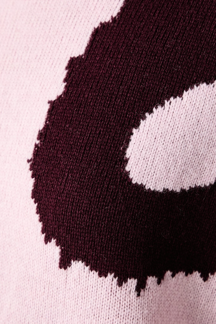 Sweter damski wełniany Marimekko różowy 095727