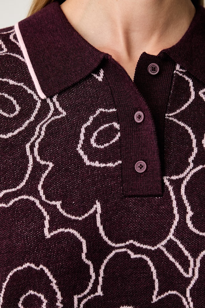 Marimekko pulover za žene s vunom 095715 ljubičasta