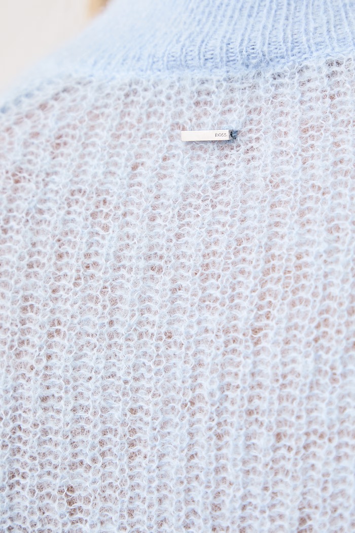 BOSS Sweter damski z wełną Fewe 50564437