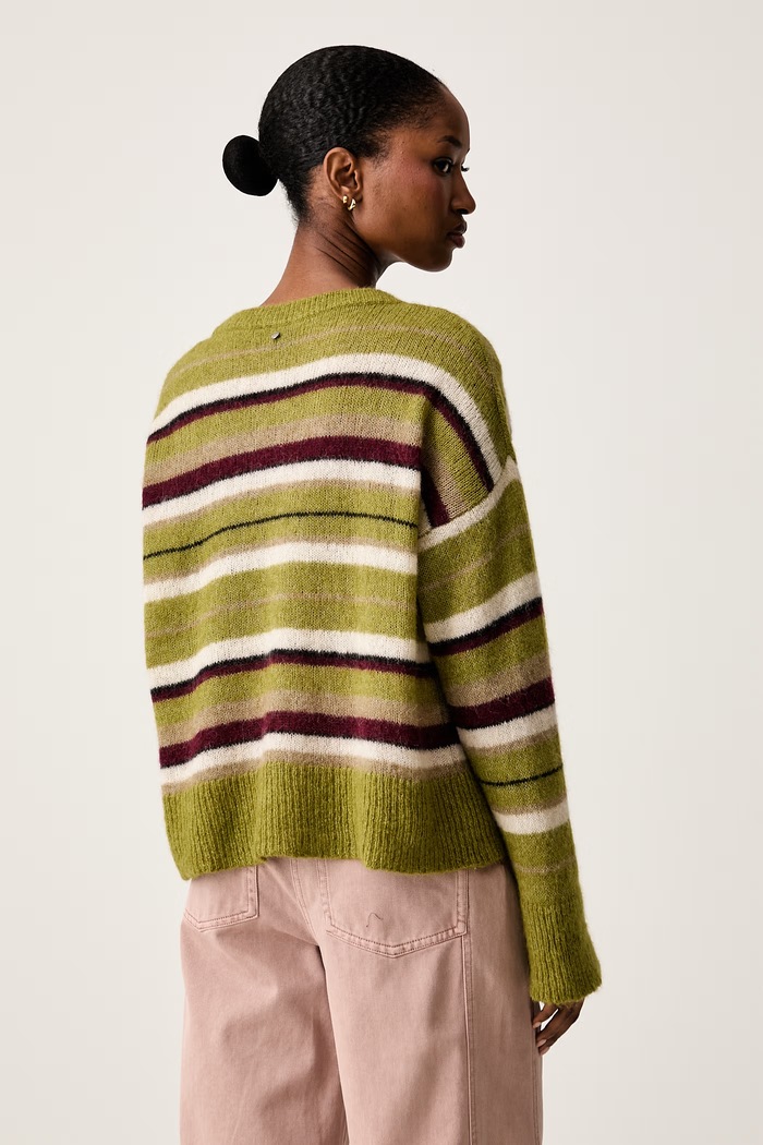 Odzież BOSS Orange sweter damski z wełną C_Fraiesy 50567041 zielony