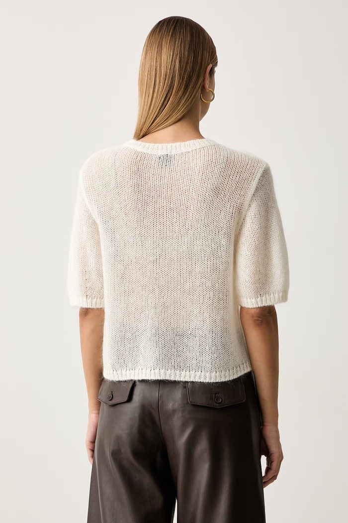 Odzież BOSS Orange sweter damski z wełną C_Farezza 50566480 beżowy