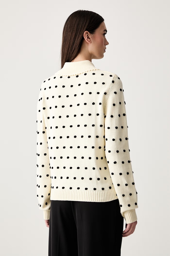 Odzież Stine Goya sweter damski z bawełną SG.PF26.K033.2386 beżowy