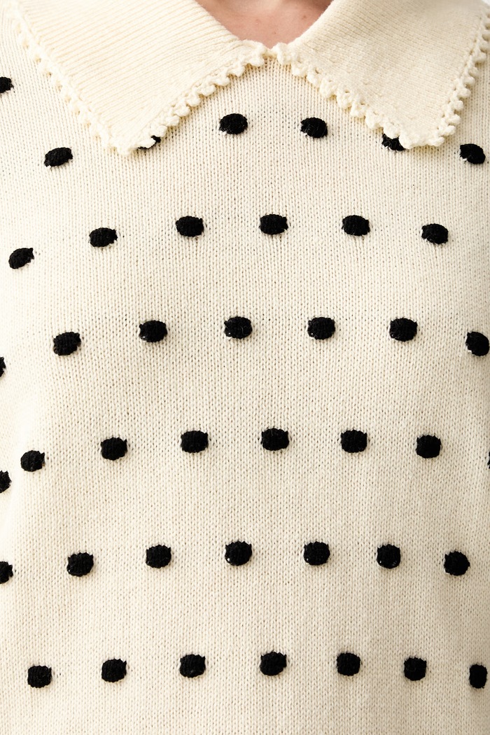 Stine Goya sweter damski z bawełną SG.PF26.K033.2386 beżowy