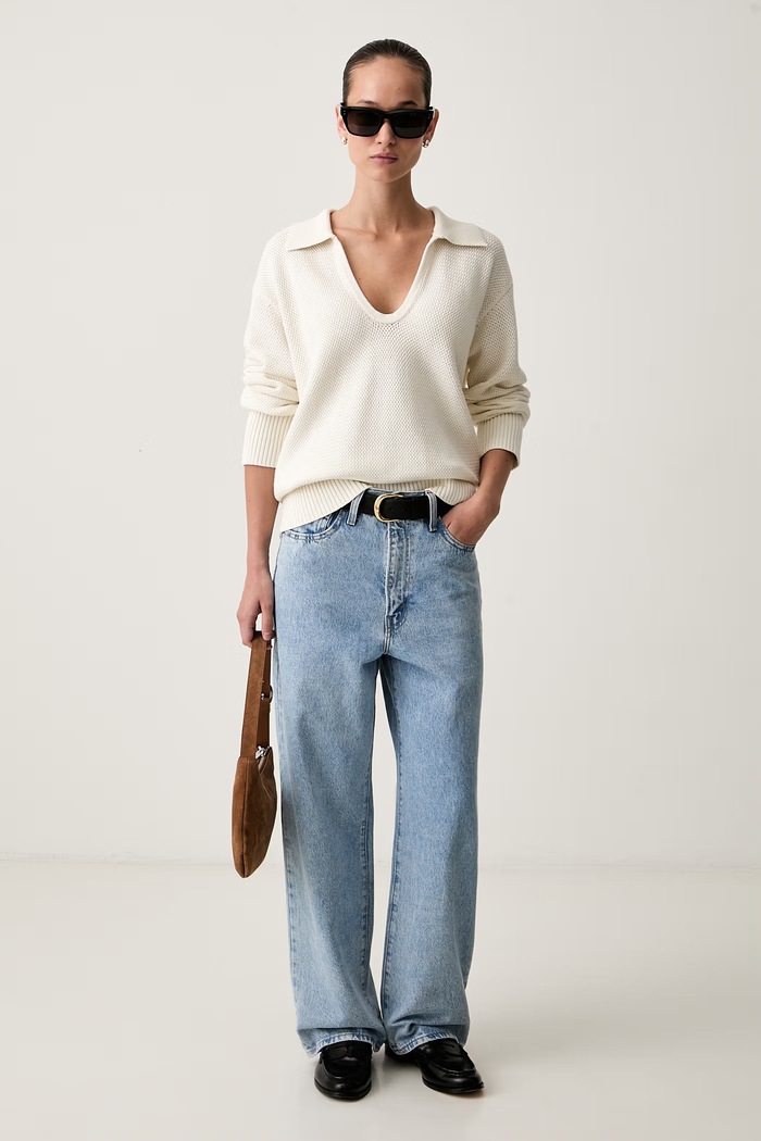 Calvin Klein Jeans pulover ženski bombažen LV047G319G bež AW26