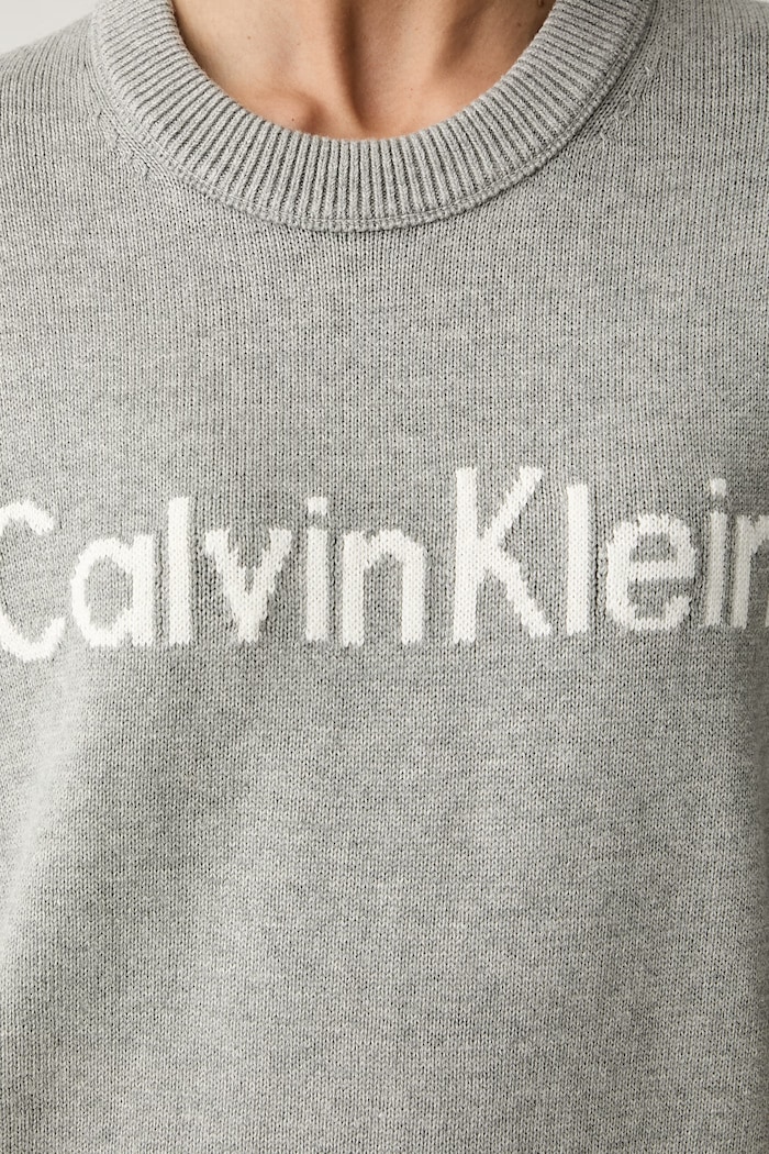 Calvin Klein Jeans pulover za žene od pamuka LV044G313G siva