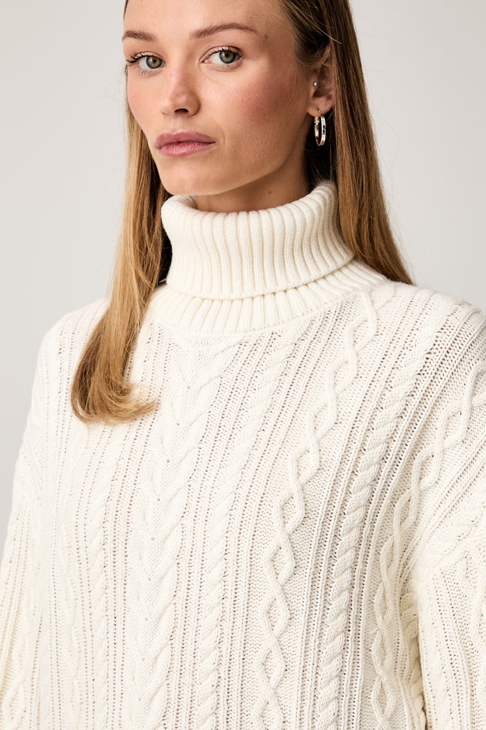 Guess sweter damski z dodatkiem wełny X NORTH SAILS beżowy W6YR45.Z1206