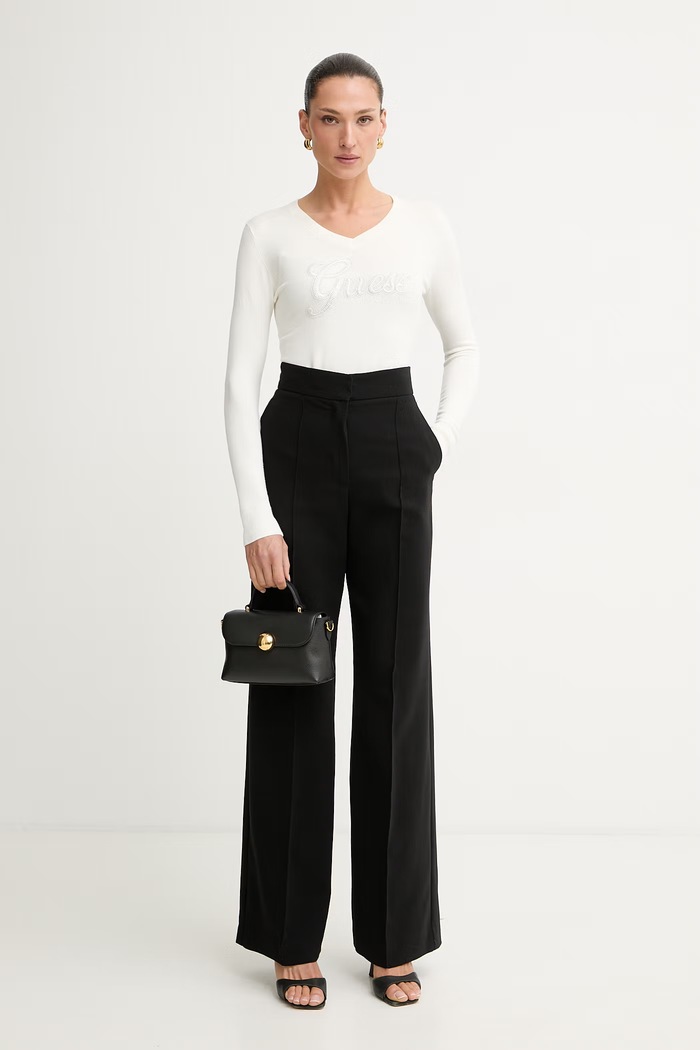 Guess pulóver női viszkózzal LENA W6YR29.Z0977 bézs AW26