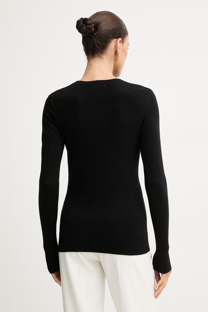 Ruházat Guess pulóver női viszkózzal KATIE W6YR28.Z0976 fekete