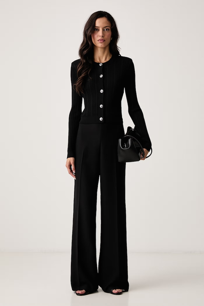 Guess Cardigan pentru femei cu vâscoză CARMEN W6YR26.Z0973 negru AW26