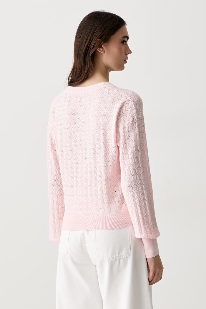 Îmbrăcăminte Guess cardigan pentru femei, cu vâscoză NINA W6YR14.Z0955 roz