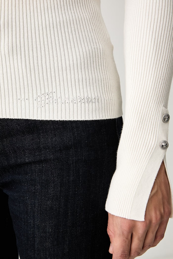 Guess πουλόβερ γυναικείο με βισκόζη ELLIE W6YR10.Z0949 μπεζ