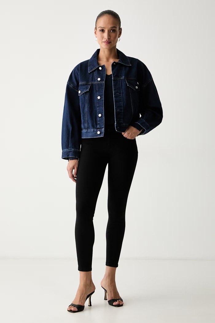 Guess πουλόβερ γυναικείο με βισκόζη ELLIE W6YR10.Z0949 σκούρο μπλε AW26