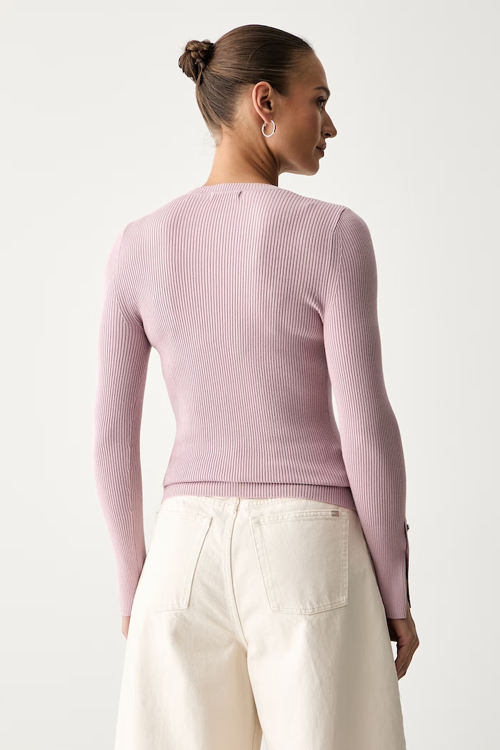 Odzież Guess sweter damski z wiskozą ELLIE W6YR09.Z0948 różowy