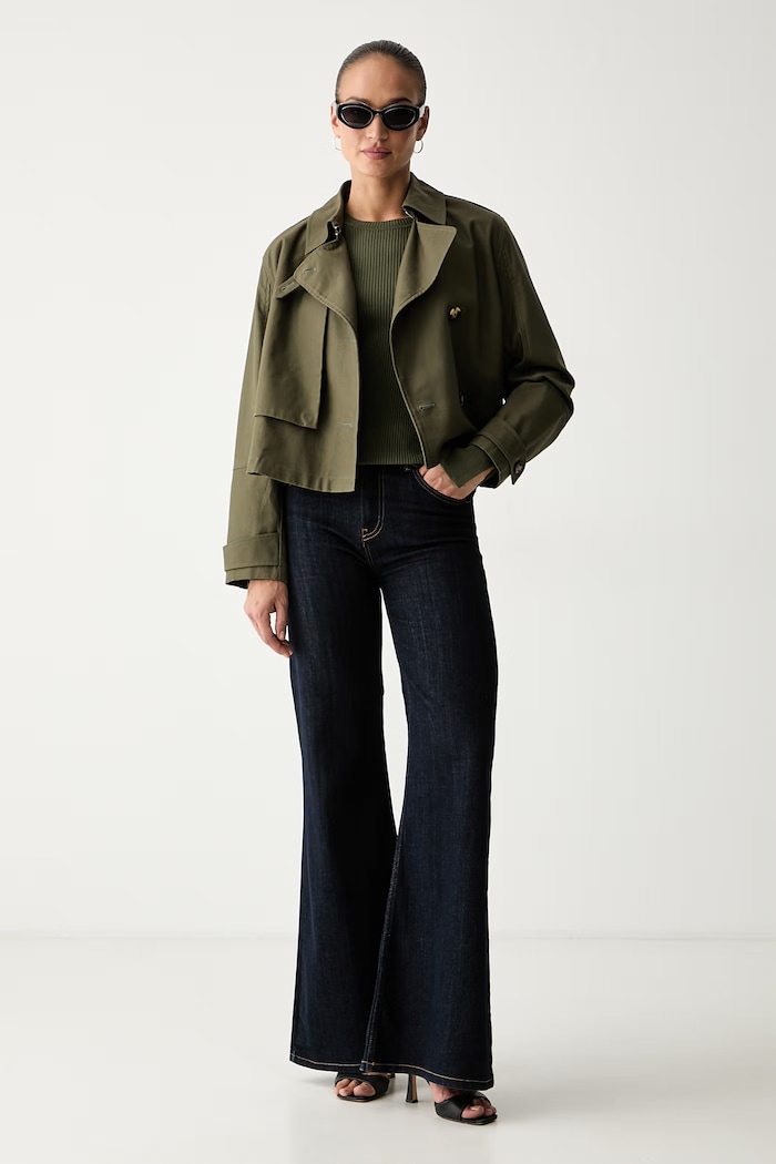 Guess sweter damski z wiskozą ELLIE W6YR09.Z0948 zielony AW26