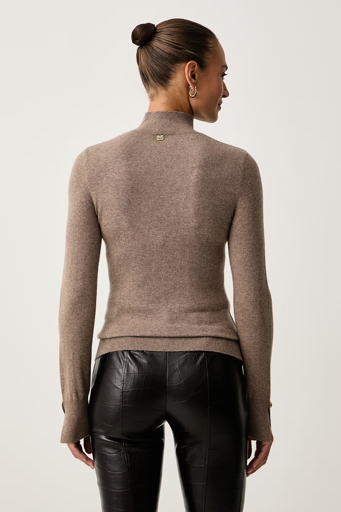 Дрехи Marciano by Guess Пуловер дамски с добавен кашмир HELSINKI G6BR06.Z1520 бежов