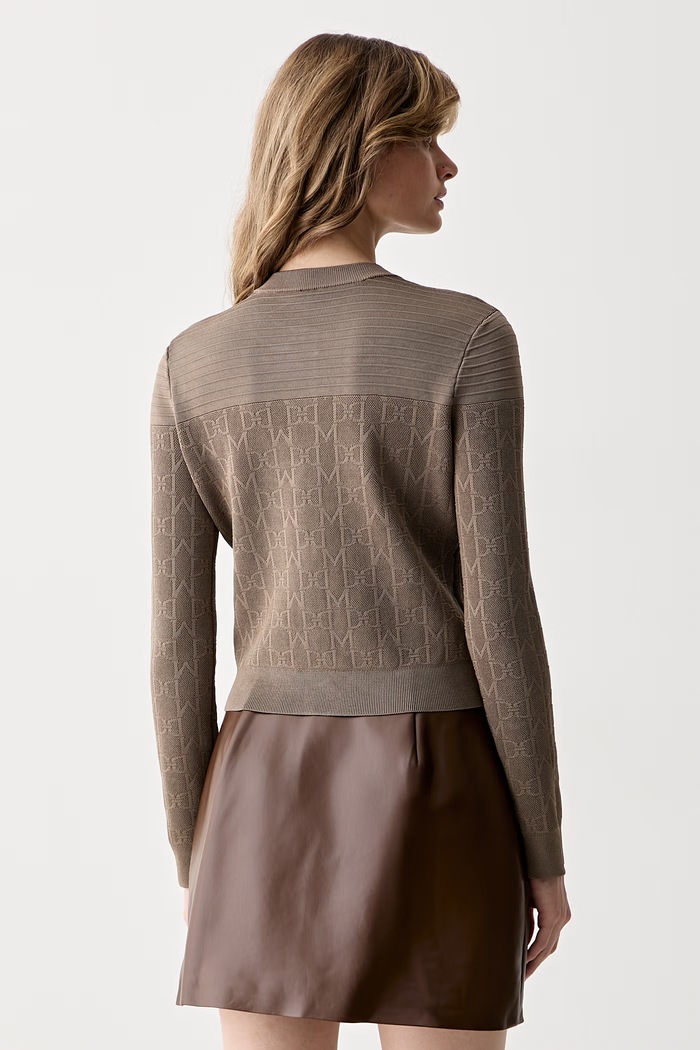 Oblačila Marciano by Guess kardigan ženski z viskozo YAMNA G6YR03.Z1015 rjava