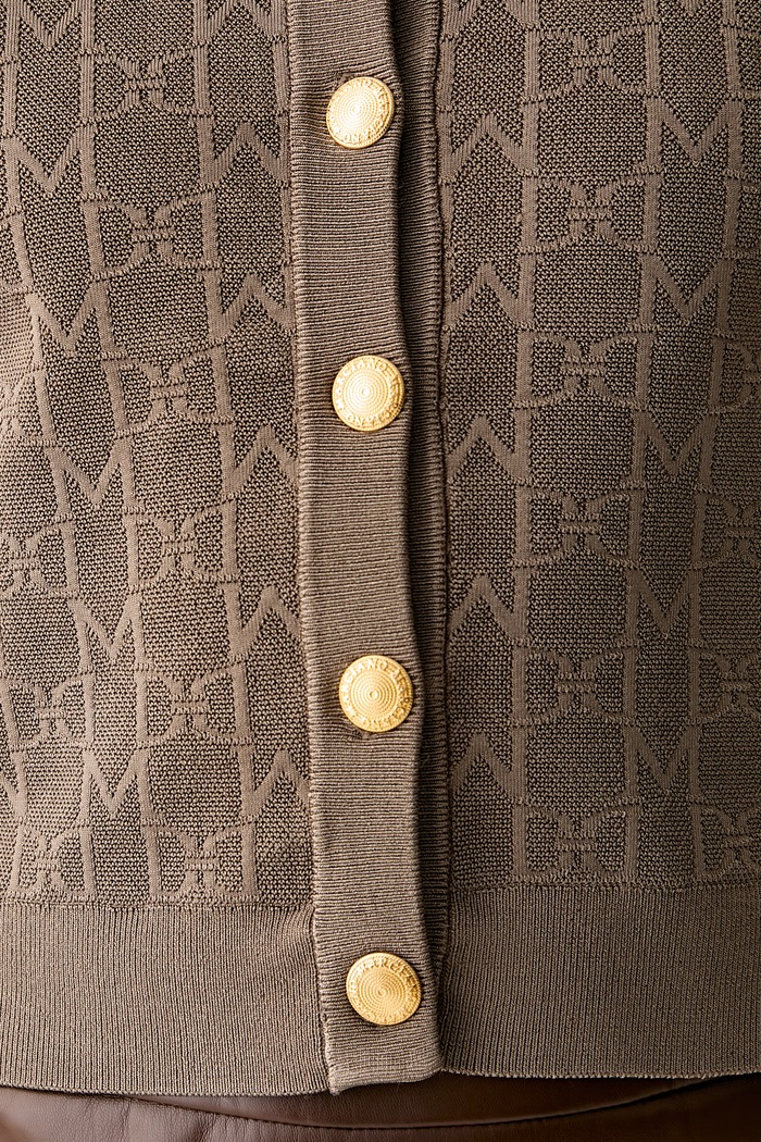 Marciano by Guess kardigan ženski z viskozo YAMNA G6YR03.Z1015 rjava