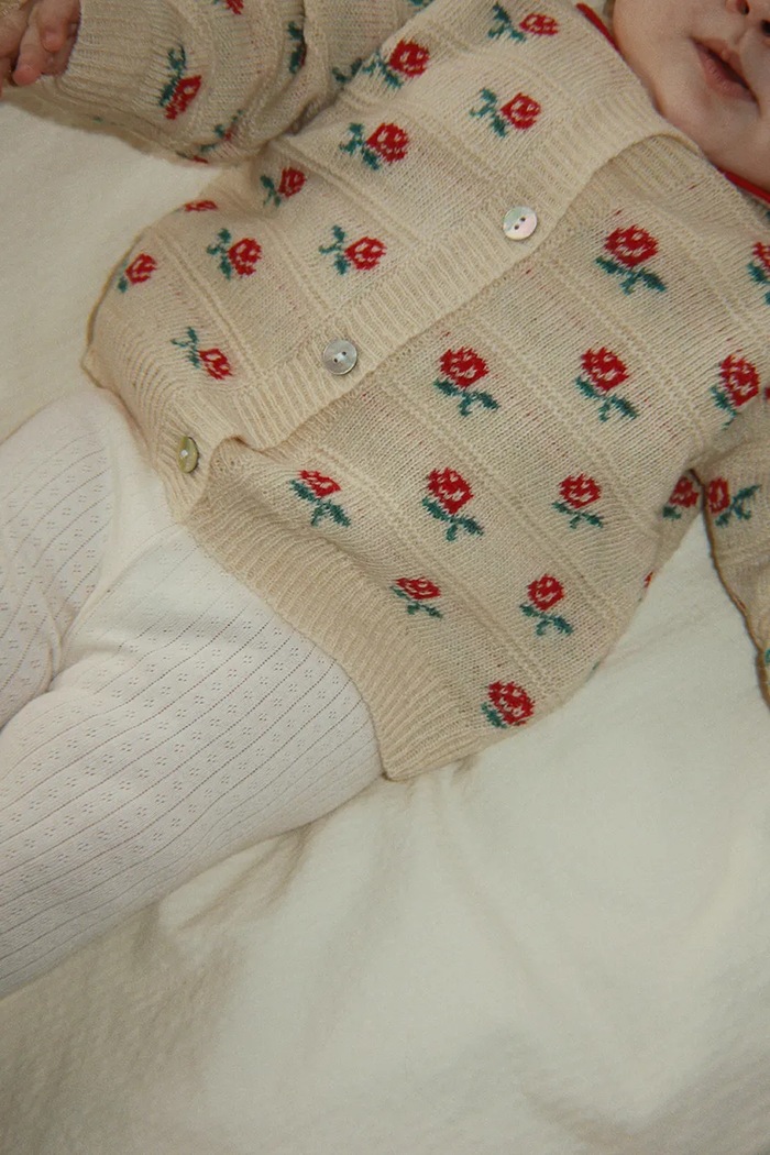 Konges Sløjd Kardigan dziecięcy z wełną BELOU COLLAR CARDIGAN KS106393.9BY2
