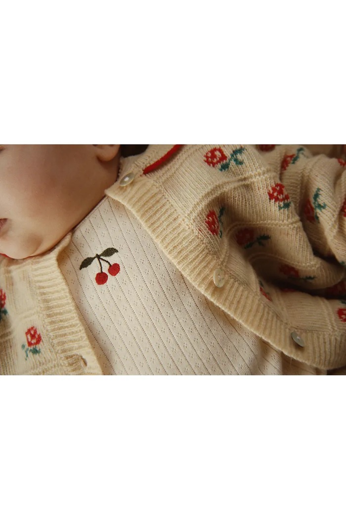 Konges Sløjd Kardigan dziecięcy z wełną BELOU COLLAR CARDIGAN KS106393.9BY2