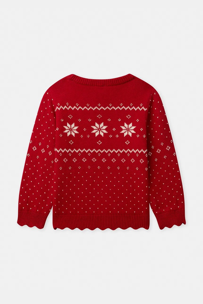 Sergent Major Sweter dziecięcy z dodatkiem wełny 26H2PFJ1PUL.98.104 czerwony AW26