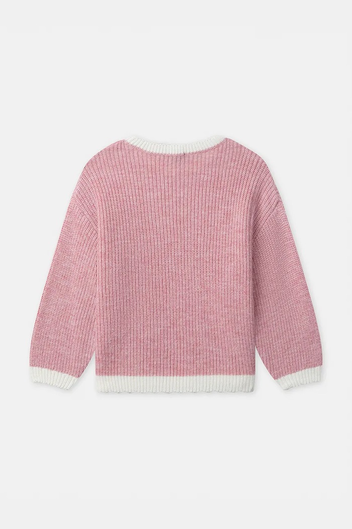 Dziewczynka Sergent Major Sweter dziecięcy 26H2PF72PUL.128.146 różowy