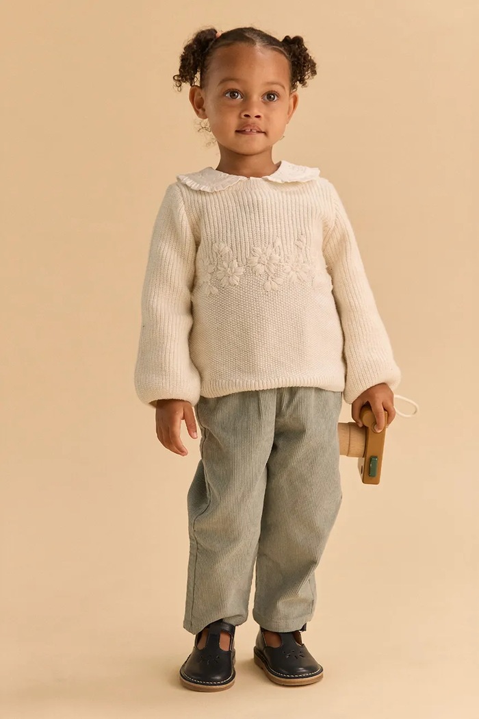 Sweter dziecięcy Sergent Major beżowy 26H1BF62PUL