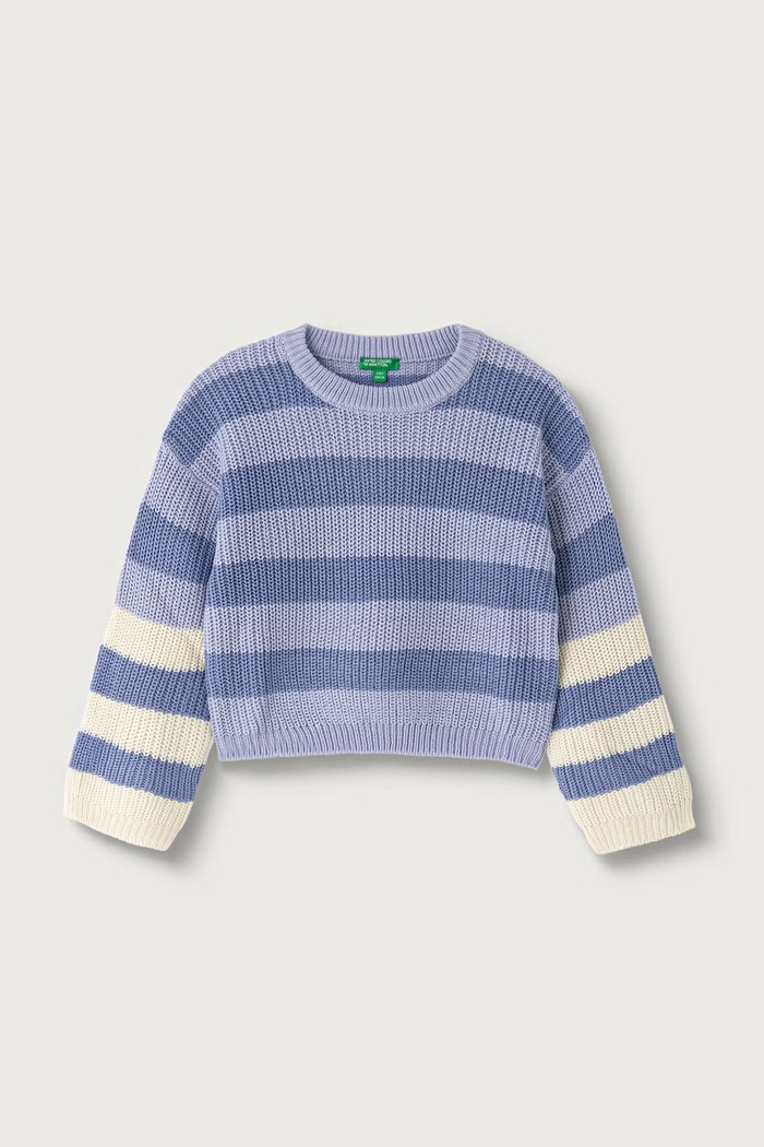 United Colors of Benetton Sweter dziecięcy fioletowy 1UWVQ10AF.G.Seasonal