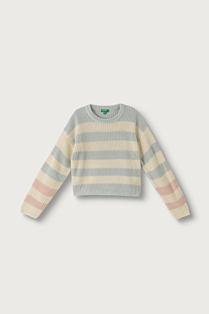 United Colors of Benetton Sweter dziecięcy niebieski 1UWVQ10AF.G.Seasonal