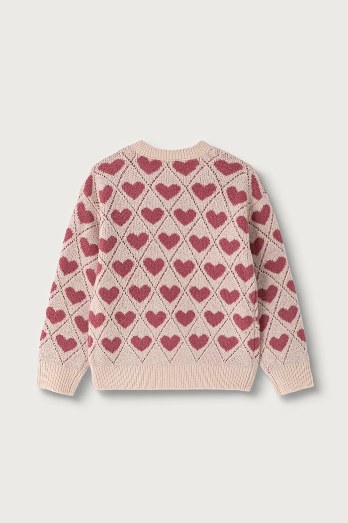 United Colors of Benetton Sweter dziecięcy 1OHHH103D.P.Seasonal różowy AW26