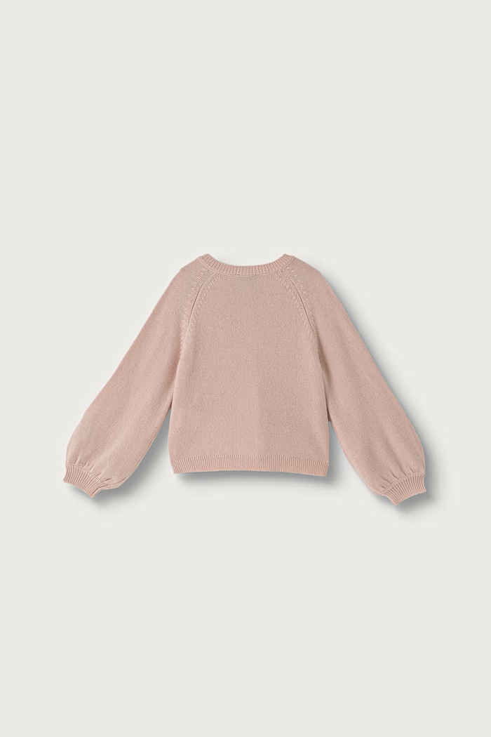 United Colors of Benetton Kardigan za djecu s vunom 19WPG500U.P.Seasonal roza AW26