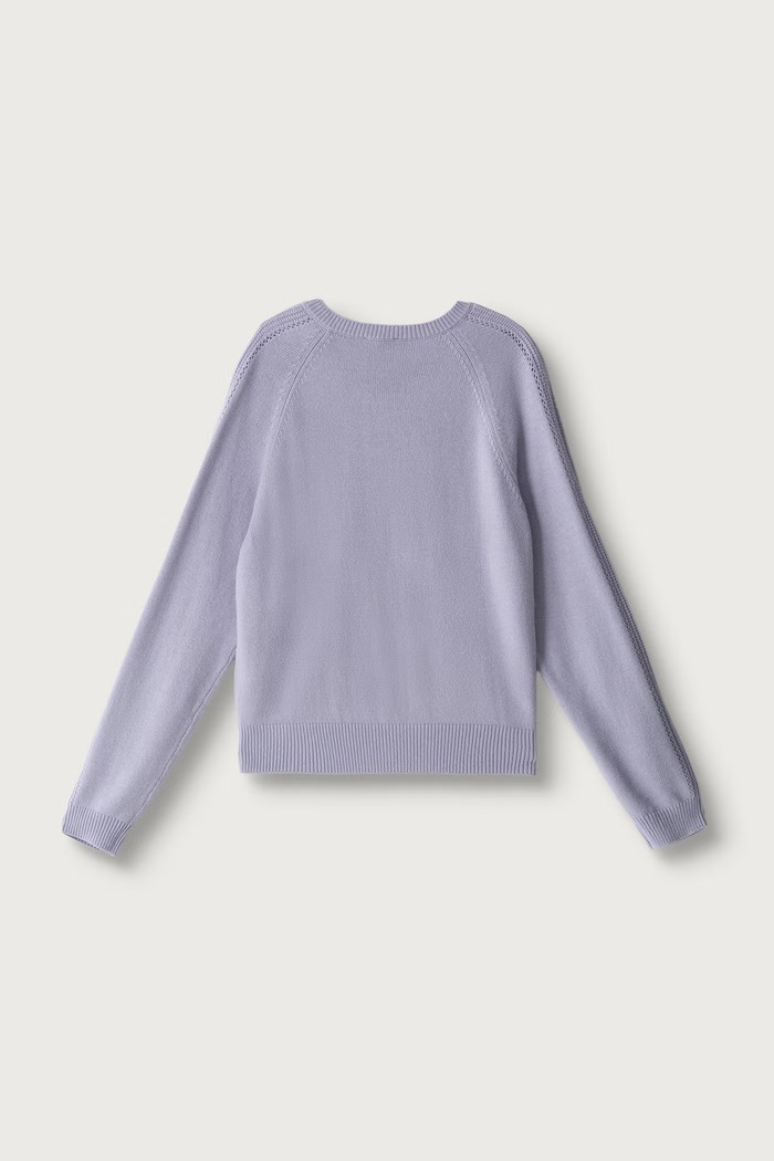United Colors of Benetton Ζακέτα παιδική με πρόσμιξη μαλλιού 1LU4C501D.G.Seasonal μωβ AW26