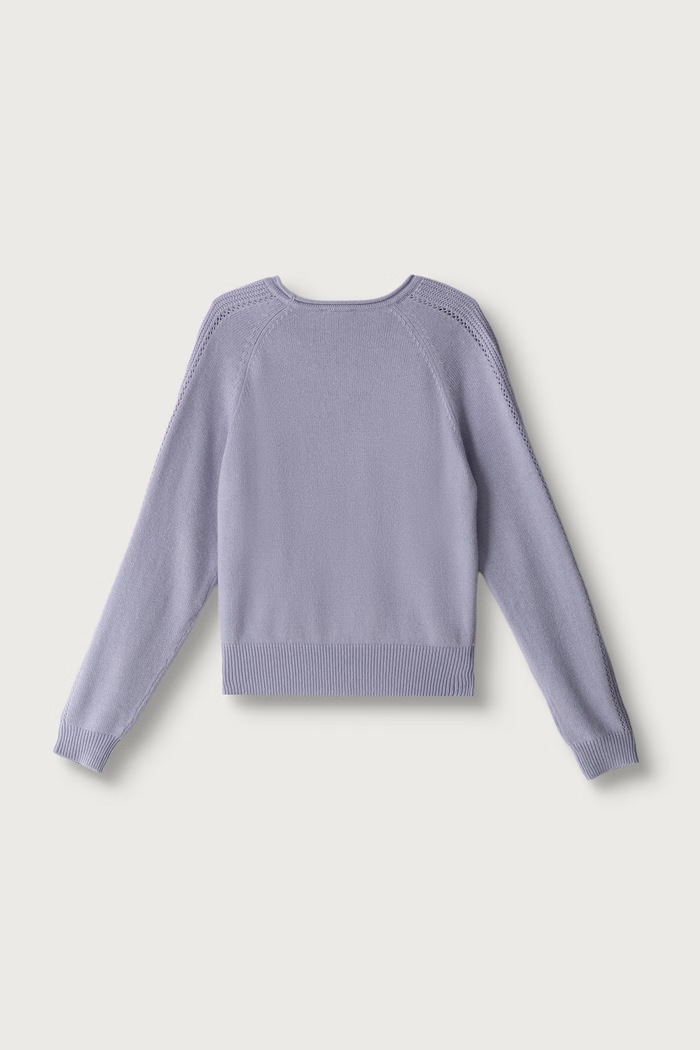 United Colors of Benetton Πουλόβερ παιδικό με μαλλί 1LU4C10AB.G.Seasonal μωβ AW26