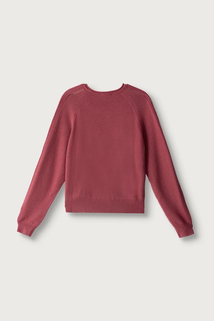 United Colors of Benetton Πουλόβερ παιδικό με μαλλί 1LU4C10AB.G.Seasonal ροζ AW26